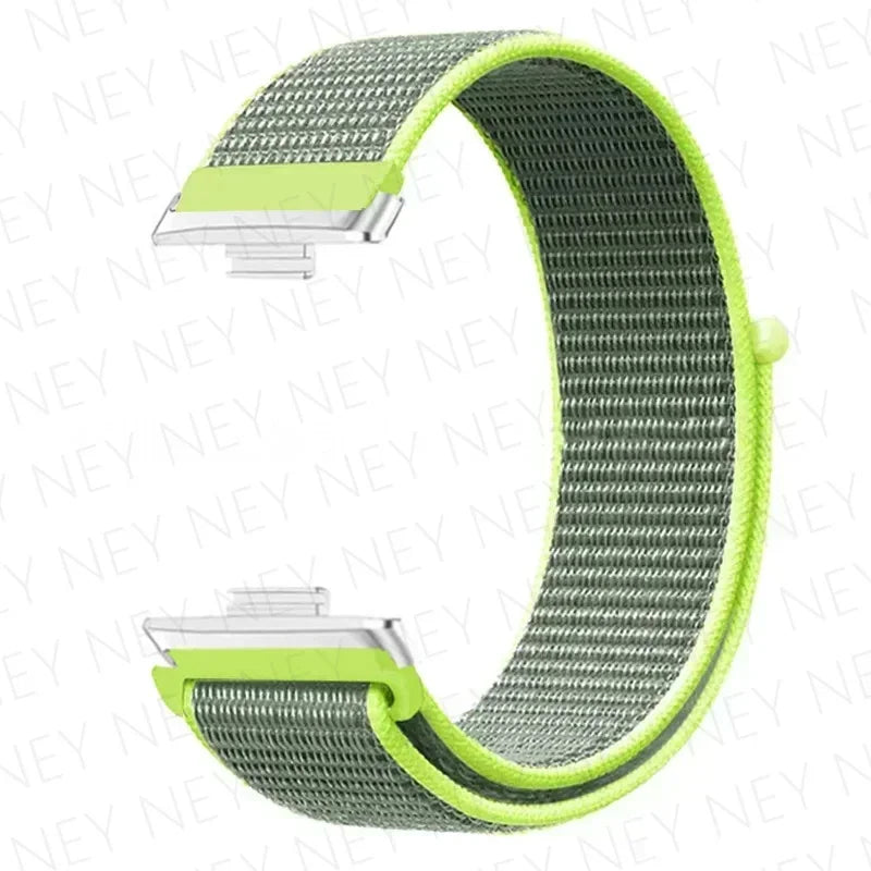 Nylon Strap For Huawei Watch Fit 3 4 Replacement Bracelet Nylon Loop Adjustable Band Soft Wristband Huawei Fit 4 Pro Accessories