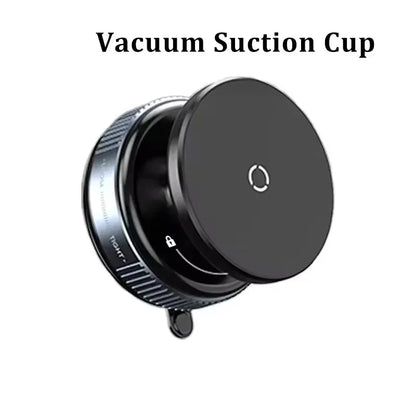 Magnetic Phone Holder Foldable Design 360° Adjustable Vacuum Car Mount For Cell Phone For iphone Live Streaming
