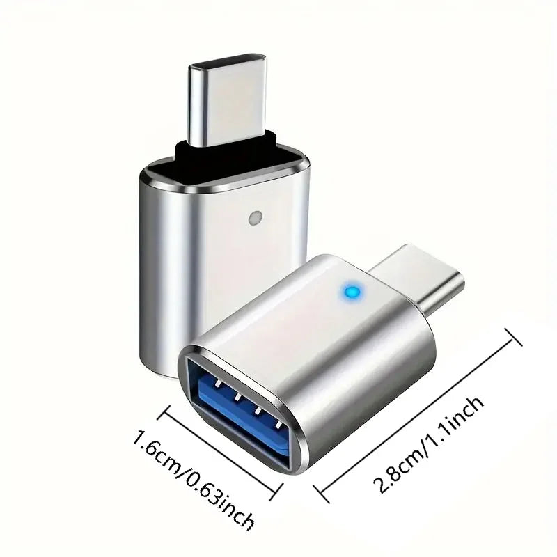1/2/4pcs NEW USB 3.0 OTG Adapter, Type-c to USB 3.0 OTG Adapter for Android Phone USB Disk Car U Disk Reader