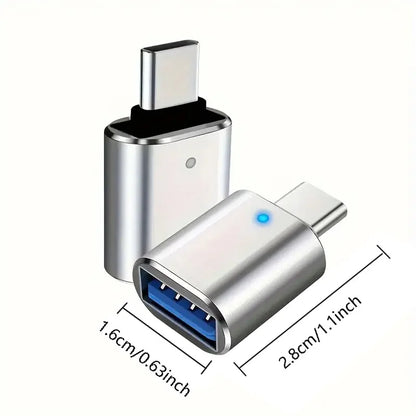 1/2/4pcs NEW USB 3.0 OTG Adapter, Type-c to USB 3.0 OTG Adapter for Android Phone USB Disk Car U Disk Reader