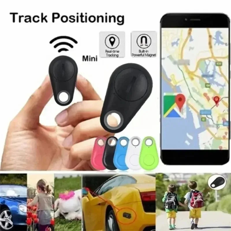 Mini Bluetooth Tracker Smart Anti Lost Alarm Key Finder Locator for Pets Child Bag with Selfie Shutter Control