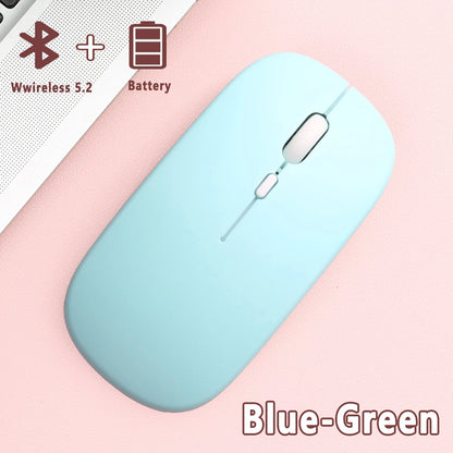Bluetooth 5.0 Wireless Mouse Ultra Slim Portable Silent Ergonomic for Laptop Tablet PC MacBook Phone Adjustable DPI Ergonomic