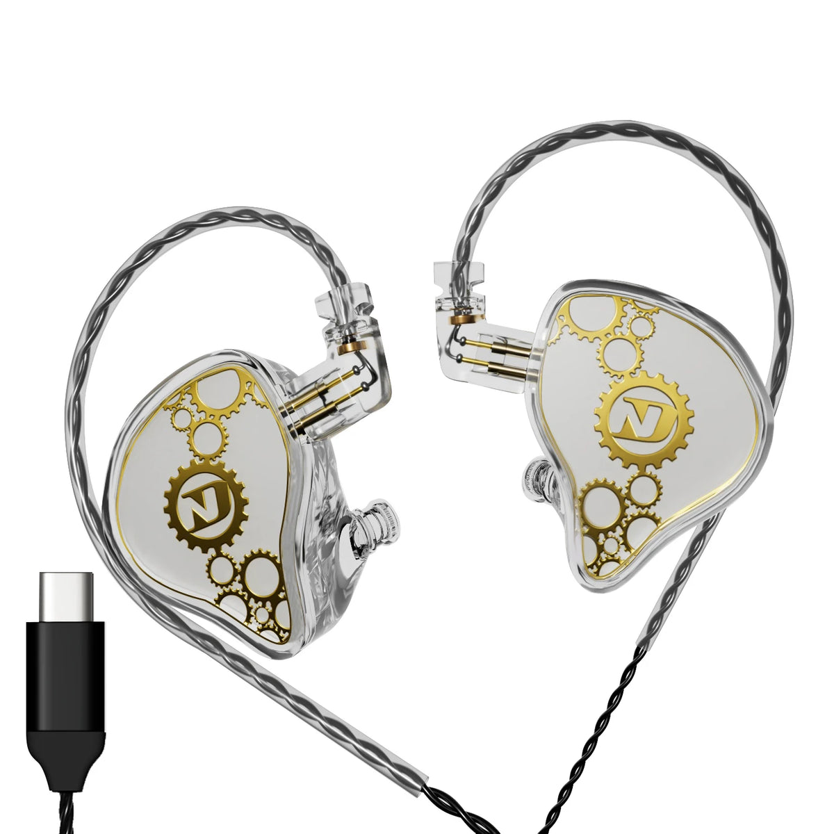 ND Venus headphones hifi wired high-quality in-ear typec interface round hole 3.5 game monitoring ear return