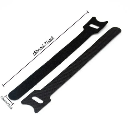 Reusable Hook and Loop Cable Ties Fastening Straps Multi-Purpose Wire Organizers for Computer/TV/Electronic Devices   20-50pcs