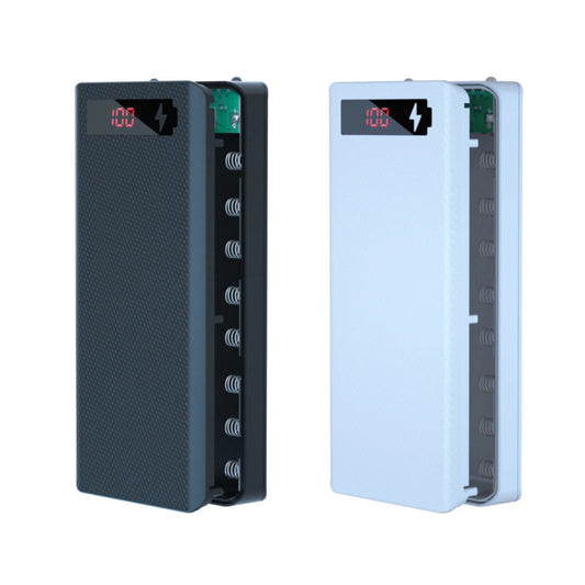 8/10*18650 Power Bank Cases Battery Holder Portable Dual USB Type C Charge Shell for iPhone Xiaomi Huawei 18650 Battery Cases