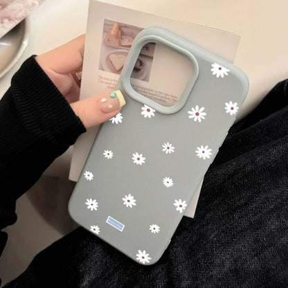 Cute Style Daisy Small Flower Phone Case For iPhone 11 12 13 14 15 16 17 Pro Max 16 Plus Shockproof Bumper Soft Silicone Cover