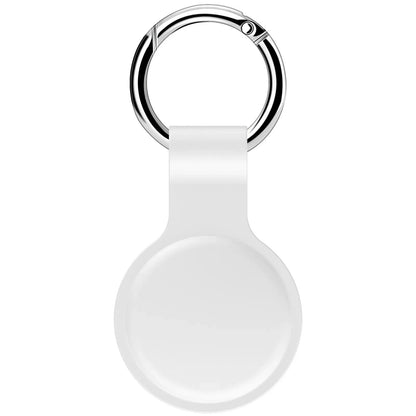 Mini Bluetooth Tag Liquid Silicone Protective Case Anti-Scratch Sleeve with Keychain for Apple AirTag