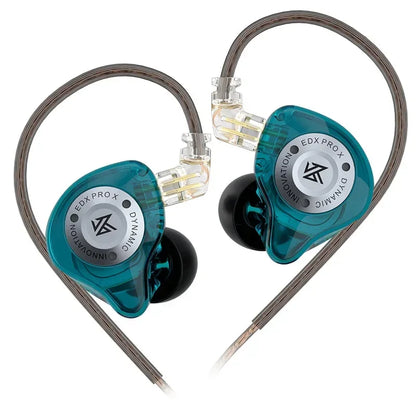 KZ EDX PRO X Dynamic Drive Earphone HIFI Bass Earbud Sport Music Cancelling Headsets 2PIN Cable KZ ZSTX ZSN PRO X EDC EDA ZVX