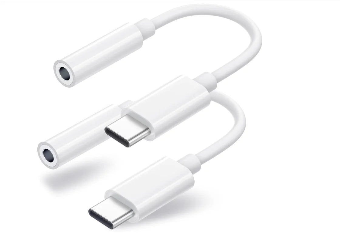 USB C to 3.5mm Headphone Jack Adapter Type C Audio Aux Cable Dongle