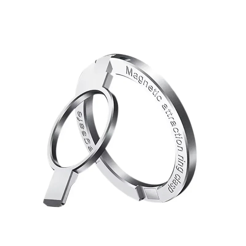 Magnetic Cell Phone Ring Holder Mobile Phone Bracket Removable Cell Phone Kickstand  for MagSafe iPhone 17 16 15 Samsung Xiaomi