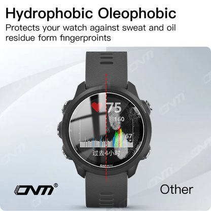 9H Tempered Glass for Garmin Forerunner 955 945 255 245 Music 55 Accessories Screen Protector Glass Ultra-HD Anti-scratch Film