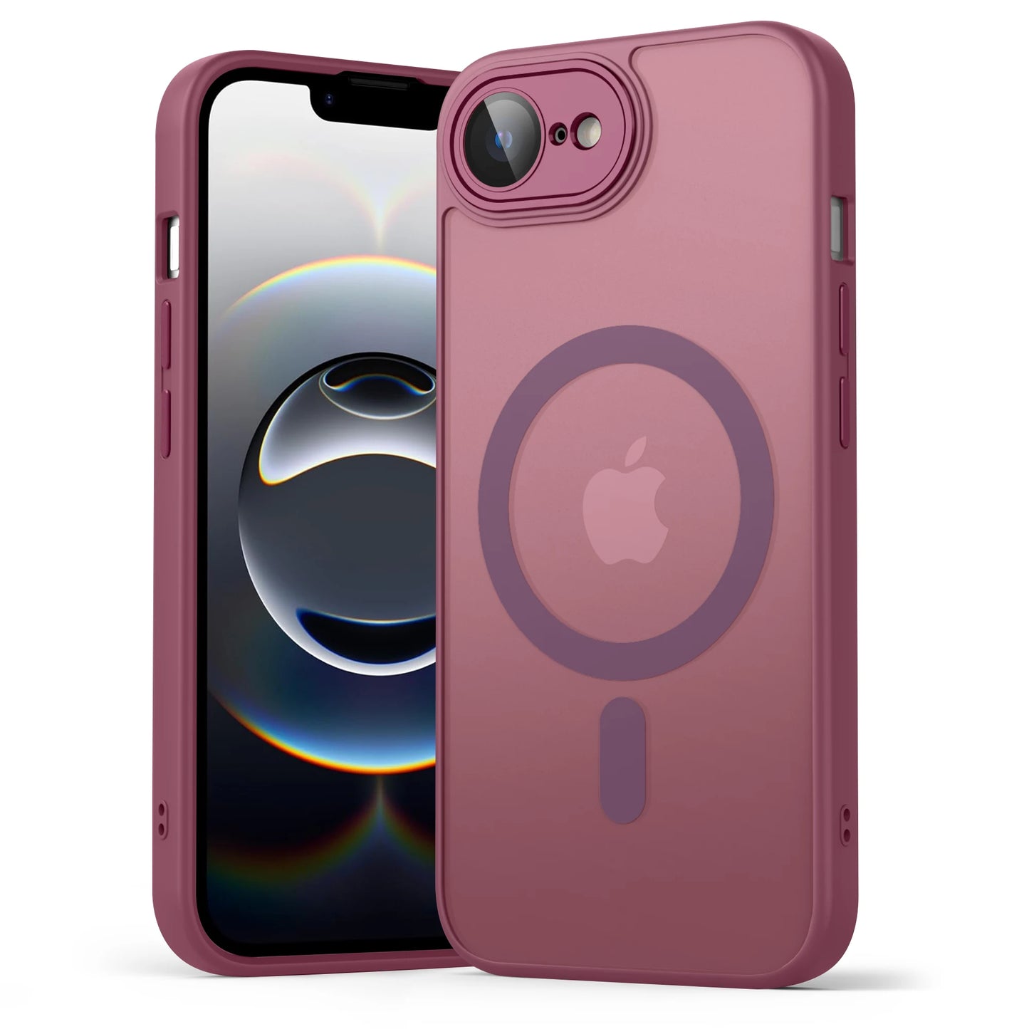 Luxury Matte Magnetic Translucent Case For iPhone 16e Shockproof Protective Cover For Magsafe iPhone 17e Wireless Charge Cover