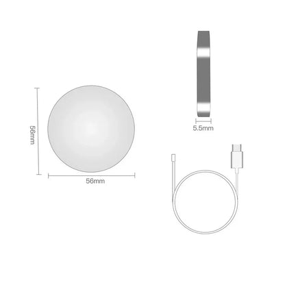 Magnetic Chargers Type C Fast Wireless Charger Pad Stand For Magsafe IPhone 16 15 14 13 12 Pro Max PD Phone Charging Dock