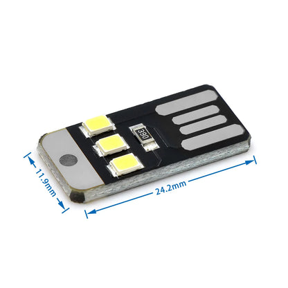 20pack Book Light Mini Night Lighting 2835SMD Book Lamp Bulb 5V 0.2W Led Usb Light for Power Bank Computer Laptop