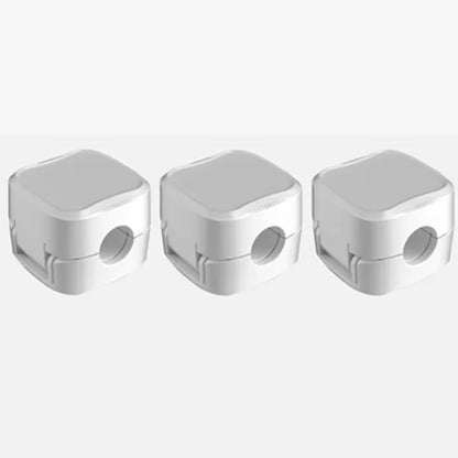 3-12 Pcs/Set Magnetic Cable Clips Cable Organiser Adjustable Cord Holder Under Desk Organizing Cable Management Holder