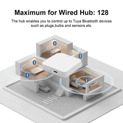 Tuya Bluetooth Gateway Hub or Bluetooth Temperature&Humidity Sensor with APP Remote Control Thermometer Hygrometer Sensor Home