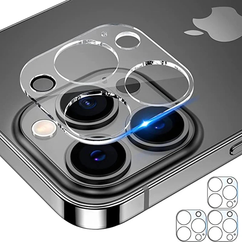 2PCS Camera Lens Glass For iPhone 15 16 Pro Max Camera Screen Protector Film for iPhone 13 Mini 15 Plus 15 Pro Protective Glass