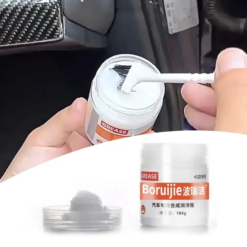 Car door lubricant 100g, sunroof track door anti noise, rust prevention, anti jamming, anti noise maintenance agent Accessories