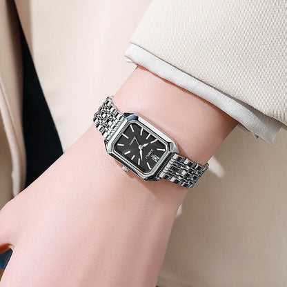 Luxury Hight Quality Quartz Watch Fashion Charming Rhinestones Stainless Steel Band Women's Wristwatches