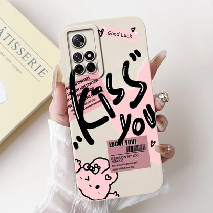 For Xiaomi Poco M4 Pro 5G PocoM4 Cute New Design Phone Case For Poco M4 Pro M 4 M4Pro 4G 5G Shockproof Soft Silicone Cases