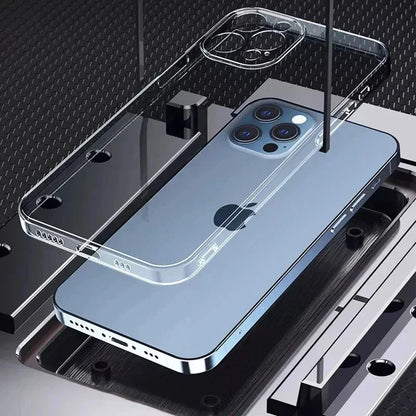 Clear Silicone Case For iPhone 16 15 14 13 12 Mini 11 Pro XS Max XR X 7 8 6 S Plus SE 2020 2022 16e Transparent Soft Cover