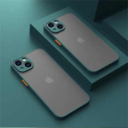Jingjia Armor Bumper Shockproof Case For iPhone 15 11 12 13 Mini 14 Pro XR X Xs Max 7 8 Plus SE 2020 Silicone Hard Cover Capa