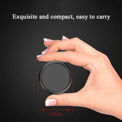 Round Minimalist Phone Finger Ring Holder Stand Metal Mount Desktop Lazy Ring Stand for iPhone 17 16 15 14 13 12 Samsung Xiaomi