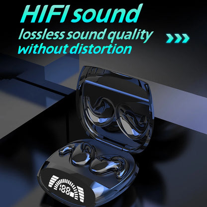 KEBIDUMEI Sleep Earbuds Bluetooth 5.3 Invisible Earphones Noise Reduction Wireless Headsets HiFi Stereo Sports Headphones