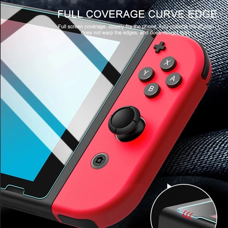 3PCS Protective Glass For Nintend Switch Tempered Glass Screen Protector For Nintendos Switch NS Oled Screen Film  Accessories