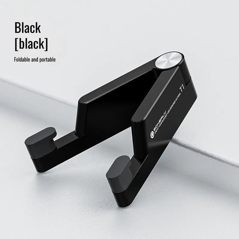 Universal Desk Mount Mini Size Aluminum Portable Folding Holder Bracket Mobile Phone Cradle Foldable Stand for Cellphone