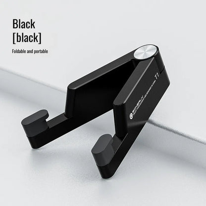 Universal Desk Mount Mini Size Aluminum Portable Folding Holder Bracket Mobile Phone Cradle Foldable Stand for Cellphone