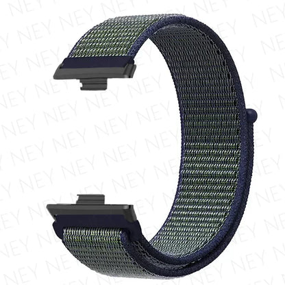 Nylon Strap For Huawei Watch Fit 3 4 Replacement Bracelet Nylon Loop Adjustable Band Soft Wristband Huawei Fit 4 Pro Accessories
