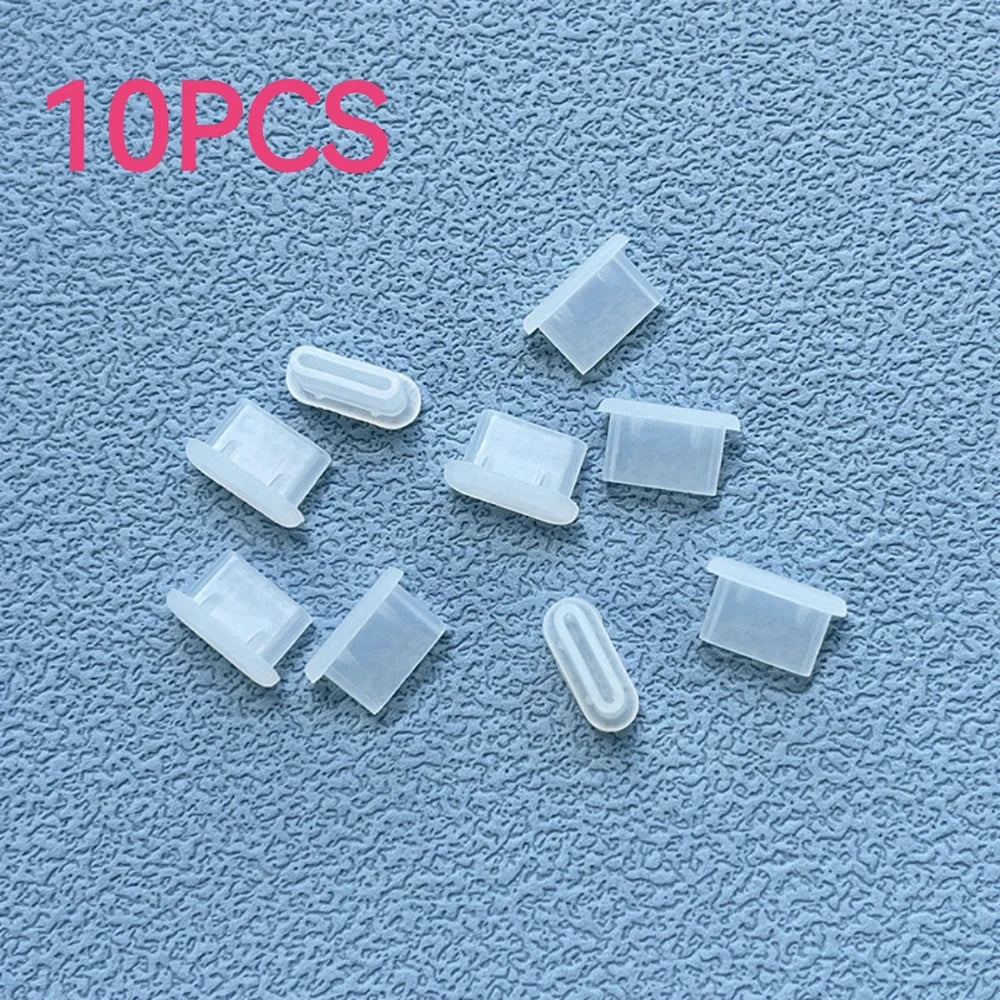 Type-C Silicone Dust Plugs Phone USB Charging Port Protector Cover Type C Anti-dust Cap for Samsung Xiaomi Huawei