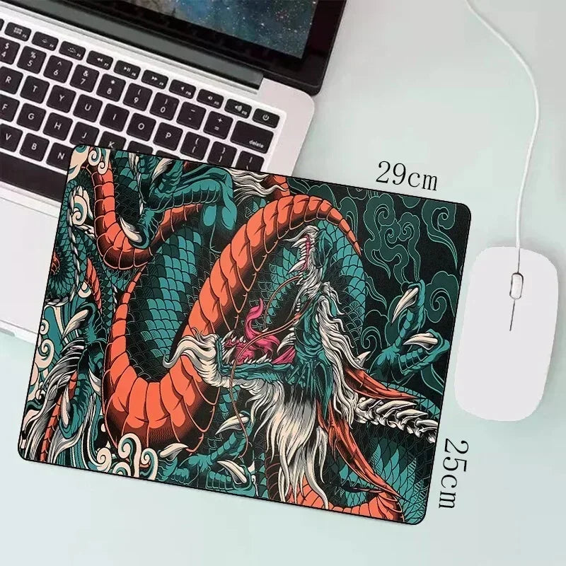 2026 New Hot Sale Japanese Dragon  Gaming Mousepad Speed Desk Mat Anime Theme Keyboard Gamer Mouse Pad for Esports