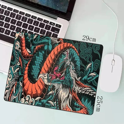 2026 New Hot Sale Japanese Dragon  Gaming Mousepad Speed Desk Mat Anime Theme Keyboard Gamer Mouse Pad for Esports