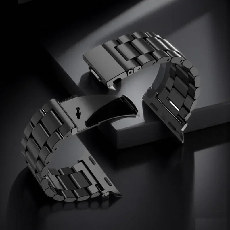 Metal Strap for Apple Watch Band 49mm 45 41 44 40 42 46 38mm Stainless Steel Bracelet for iWatch Series 10 Ultra 9 8 7 6 5 4 SE