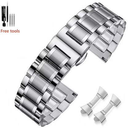 Replacement Metal Watch Bands, Stainless Steel Strap 20mm, 22mm, 24mmFits Samsung Galaxy ,Garmin ,Huawei Watch for Men Women