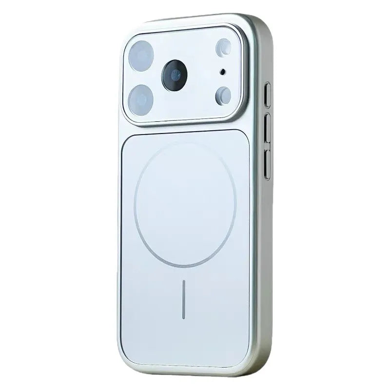 Luxury Original Matte Armor Phone Case For Magsafe For iPhone 17 Air 16 15 14 13 Pro Max Funda Wireless Charging Magnetic Cover