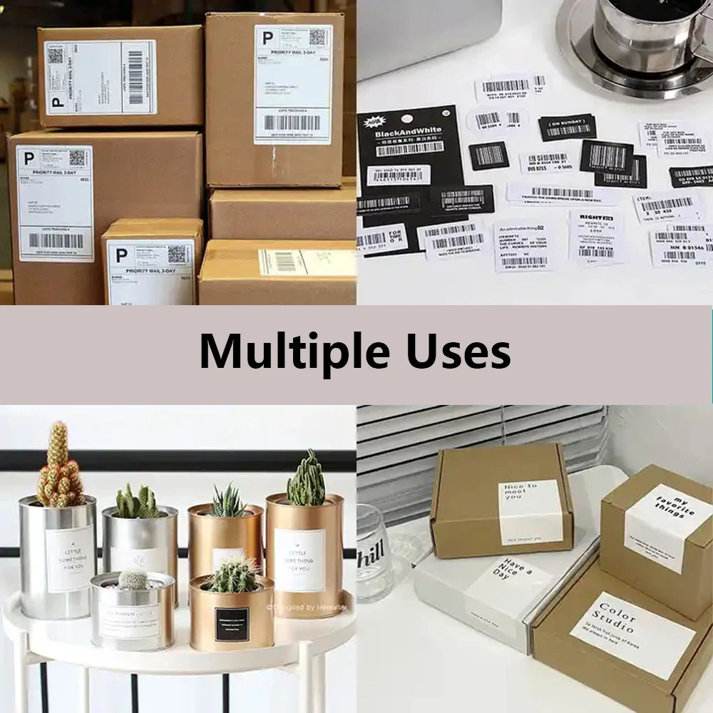 Transparent Round label 50x50mm/150pcs Thermal Adhesive Label Roll,suit for phomemo M110/M200/M120/M220 E210 P50 DETONG P1