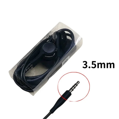 Type-C Wired Headphones For Samsung Galaxy S24 S23 S22 3.5MM in-Ear Headphone A53 A52 Note 20 USB-C Earphone HiFi Bass Stereo