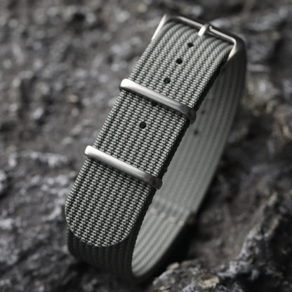 New Ribbed Nylon Watchband Nylon Watch Strap 18mm 20mm 22mm Watchband Accessories for Military Watch Band Bracelets