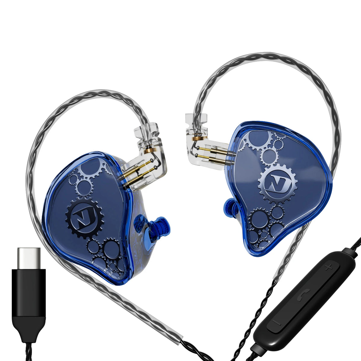 ND Venus headphones hifi wired high-quality in-ear typec interface round hole 3.5 game monitoring ear return