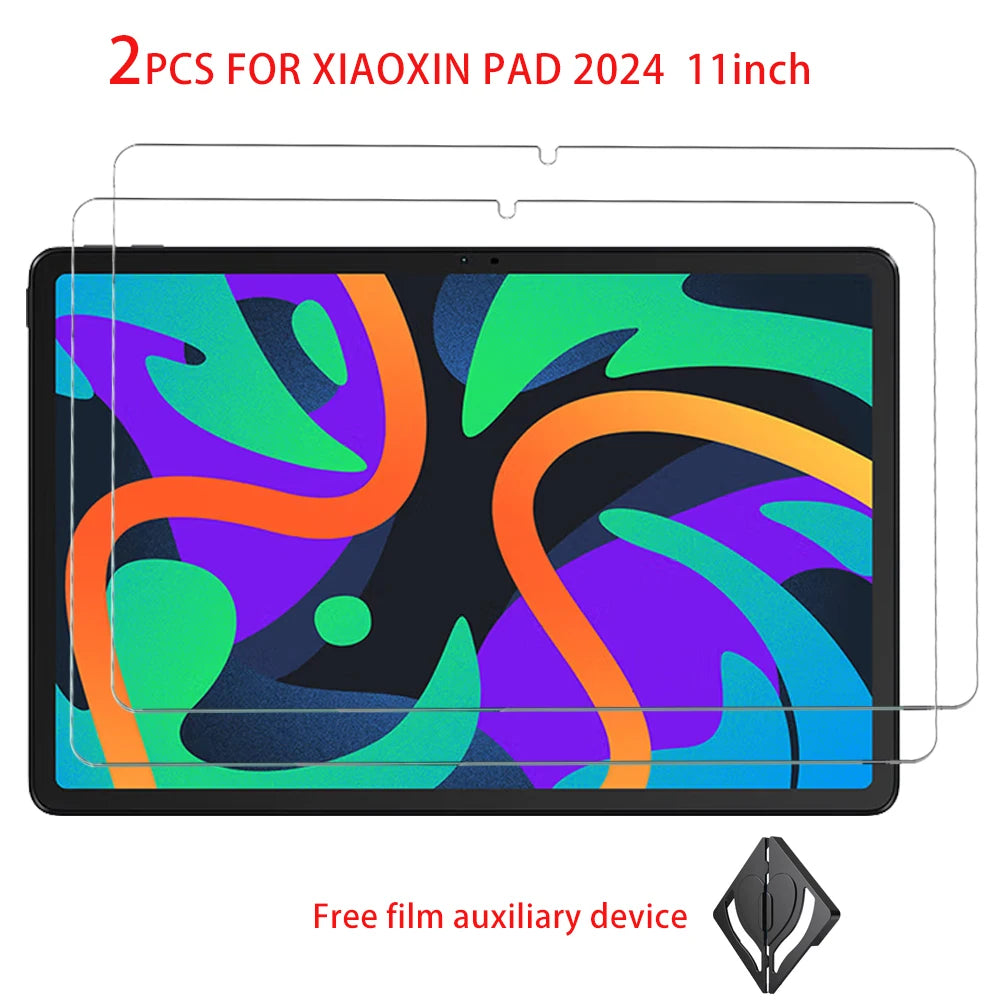 2PCS Tempered Glass For Lenovo Xiaoxin Pad Pro 12.7 2023 2024 2025 12.7 Screen Protector For Xiaoxin Pad 2024 11 inch Glass Film