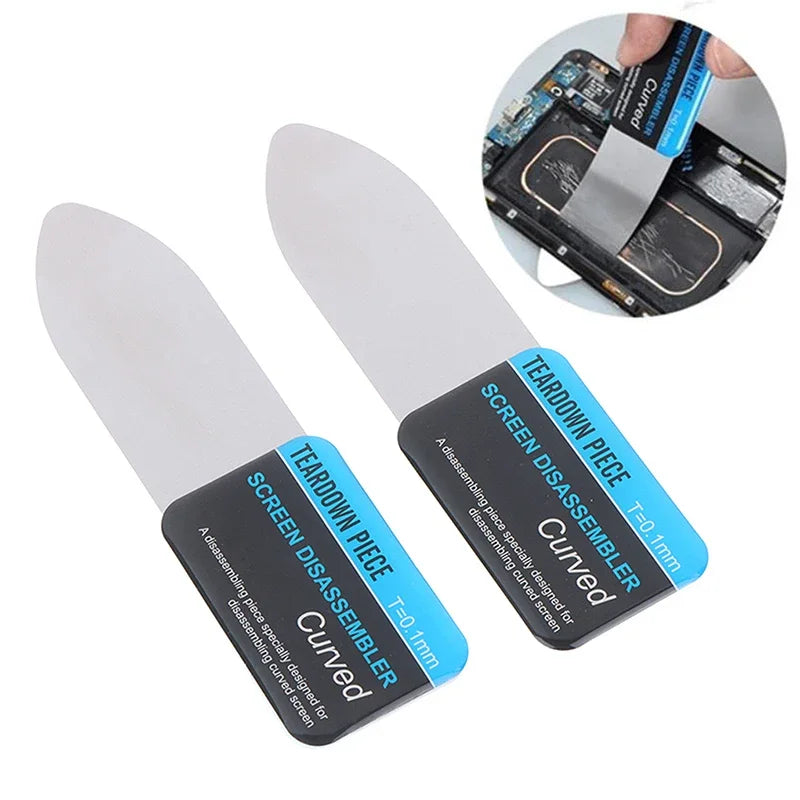 1Pc Ultra-Thin Flexible Phone Opening Pry Card Crowbar - Handy Disassemble Tool for Mobile Phones and Tablets