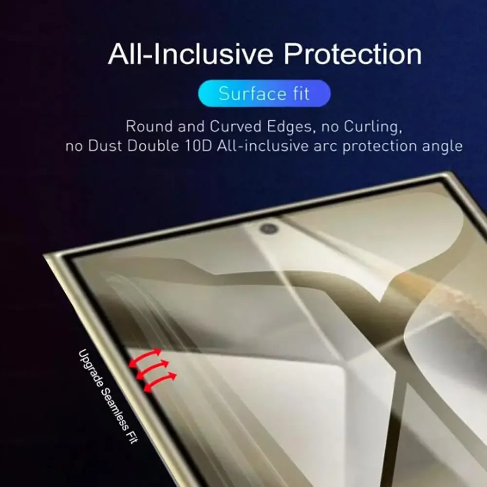 4pcs Hydrogel Film For Samsung Galaxy S25 S24 S23 S22 S21 S20 Ultra Plus Screen Protector For Samsung S24 S23 S20 S21 FE Ultra