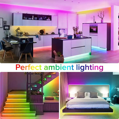 5V RGB 5050 LED Light Strip USB Infrared Remote Control Flexible Lamp Tape Ribbon Diode For Festival Party TV Desk Bedroom