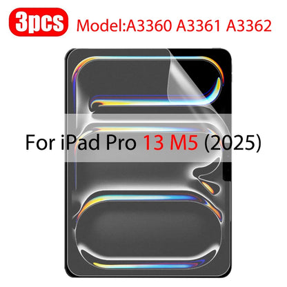 3Pcs Paper Feel Like Screen Protector For ipad Air 11 Pro 13 2024 10th 9th Generation 8 7 6 Air 5 4 Pro 11 12.9 10.5 M5 No Glass