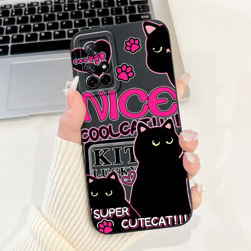For Xiaomi Poco M4 Pro 5G PocoM4 Cute New Design Phone Case For Poco M4 Pro M 4 M4Pro 4G 5G Shockproof Soft Silicone Cases