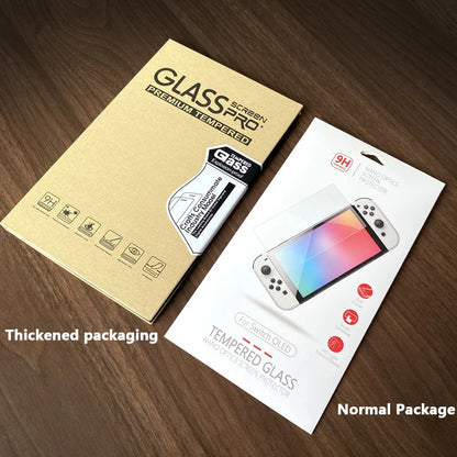 HD Premium Tempered Glass Screen Protector for NS Switch OLED/Switch/Lite, Anti-Scratch Screen Protective Tempered Glass