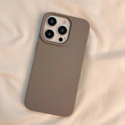 Candy Color Lichee Pattern Soft Phone Case For iPhone 17 Pro Max 11 12 13 14 15 16 Pro Max 17 Air 16E X XS XR Shockproof Cover